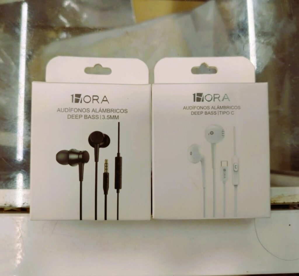 Audífonos alámbricos marca 1Hora